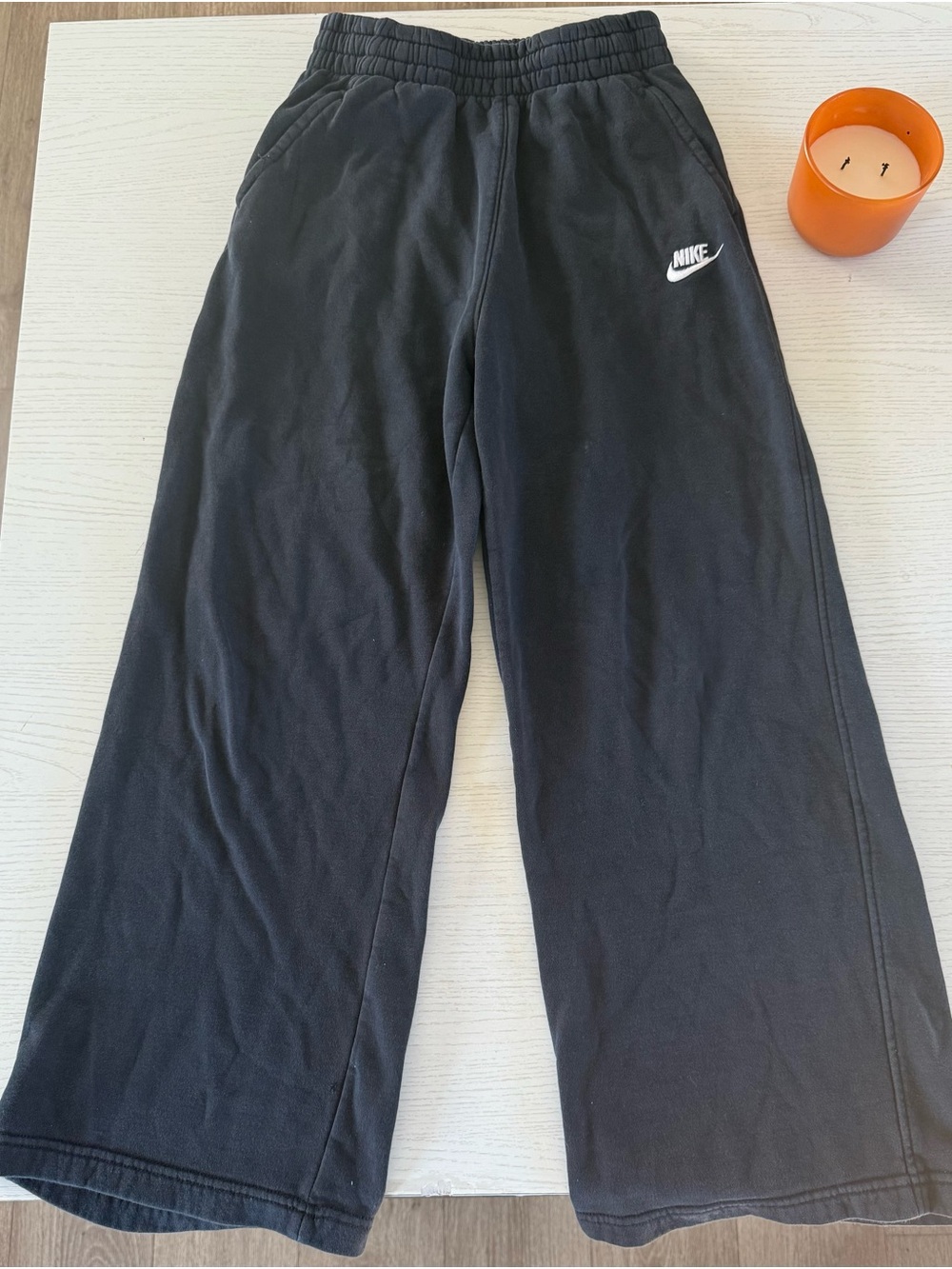 Nike Black Wide-Leg Sweatpants